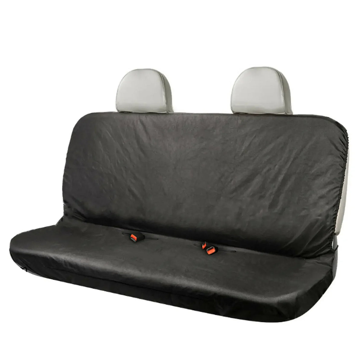 Black Heavy-Duty Waterproof Rear Seat Cover Universal Pet Dog Protector for Cars Back Seat Shield Resistant To Spills Scratches