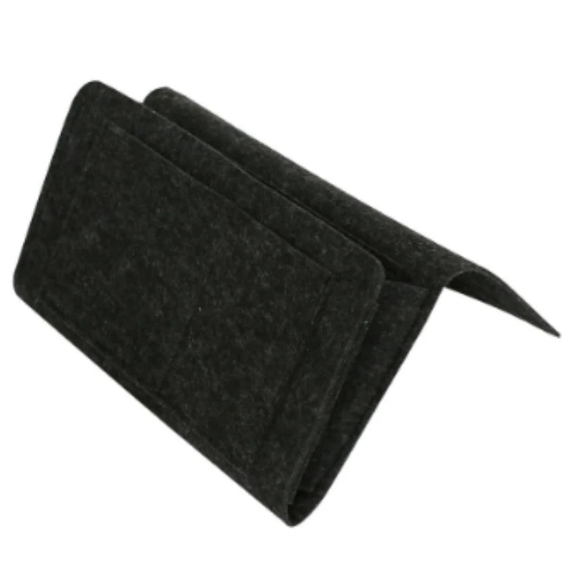 Dormitory Storage Hang Bag Felt Bed Sofa Bedroom Carpet Store Content For CD Magazines, Stationery Pad Mobile Phones Sundries