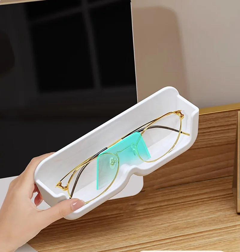 Wall-mounted Glasses Display Rack Storage Box Sunglasses Eyeglasses Storage Box Desktop Bathroom Bedroom Storage Rack