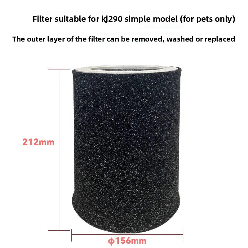 Pet Air Purifier, HEPA Filter for Cat Hair Dander Odor Dust, Quiet 360° Air Intake Large Room Air Cleaner Covers Up to 3000 Ft²
