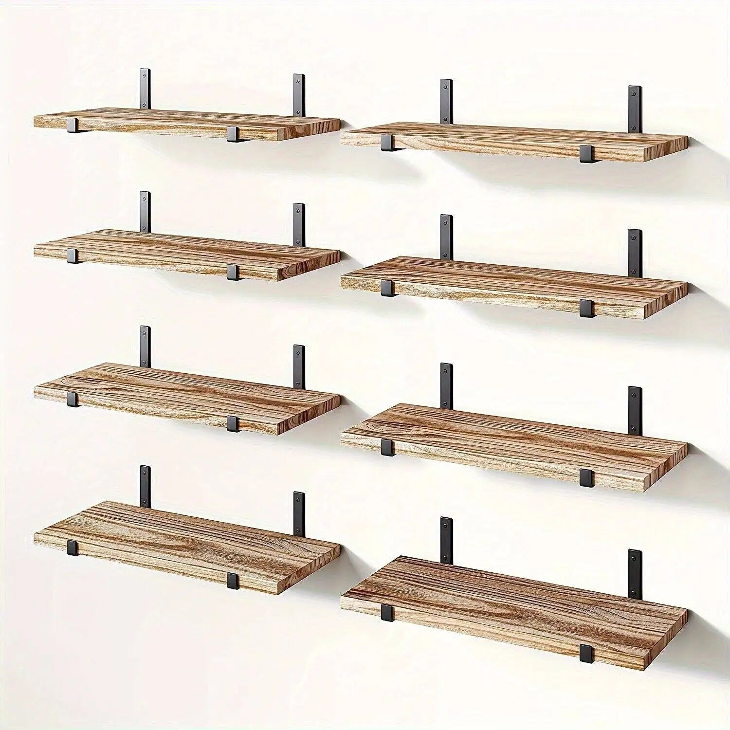 1 Set Wooden Suspended Wall Storage Rack, Bathroom Storage Rack, Living Room