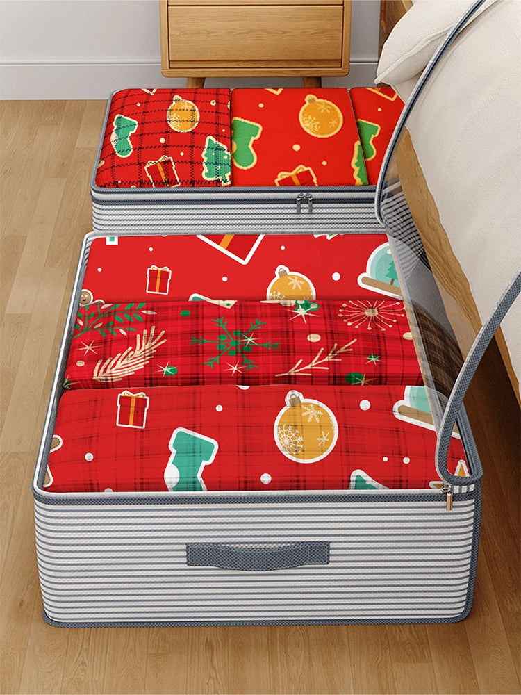 Large Bed Bottom Storage Box Foldable Clothing Quilt Storage Bag Household Dust and Moisture Bedroom Toy Sundries Organizing Bag