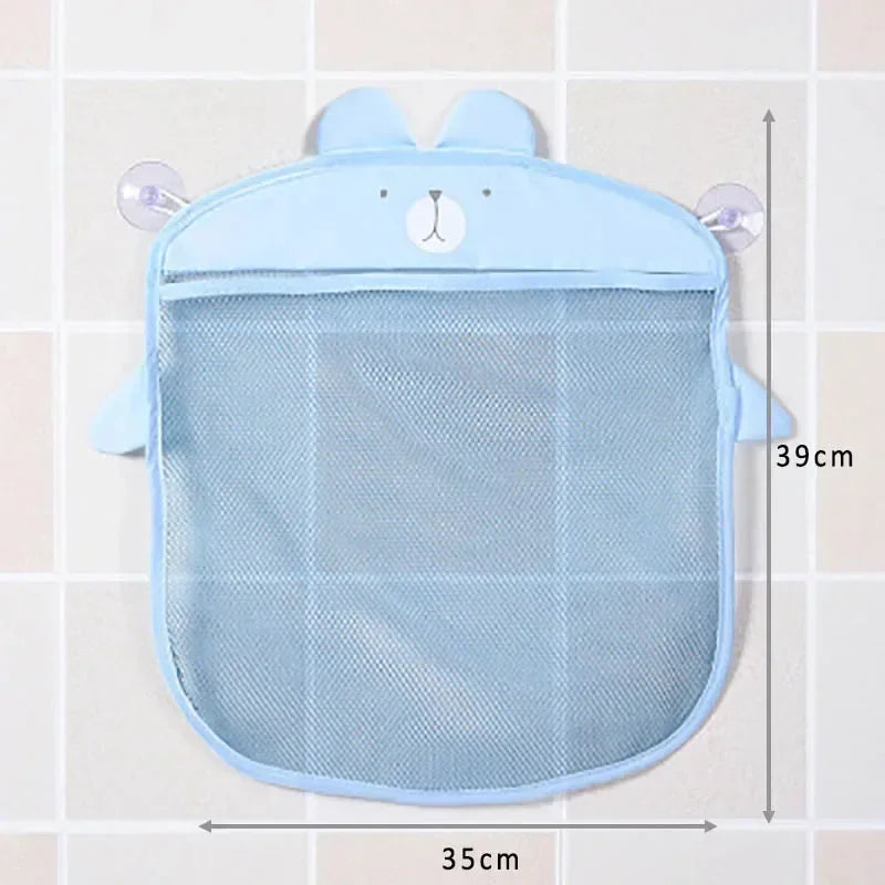 Toys Storage Net Bag Baby Bathroom Mesh Bag For Children Bath Toys Kid Basket Cartoon Animal Shapes Cloth Sand Sucker Organizer