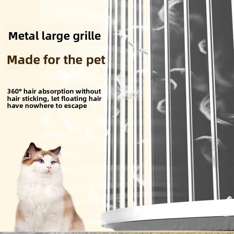 Pet Air Purifier, HEPA Filter for Cat Hair Dander Odor Dust, Quiet 360° Air Intake Large Room Air Cleaner Covers Up to 3000 Ft²