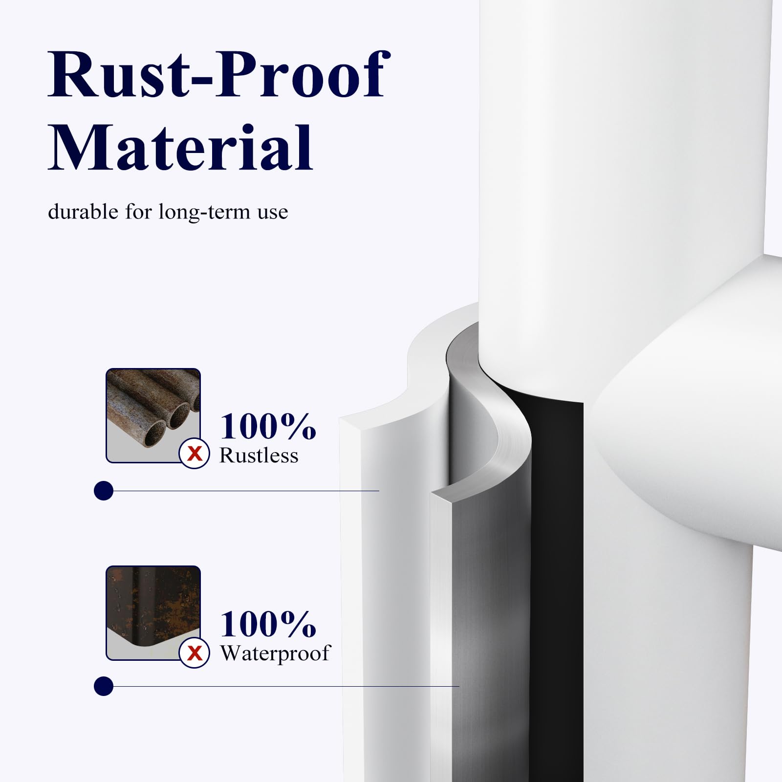 Kitsure Toilet Paper Holder Free Standing – Rustproof Metal Toilet Paper Stand for 4 Rolls with Anti-Slip Base and Shelf for Phone & Small Items, Bathroom Organizers and Storage, Medium, Black