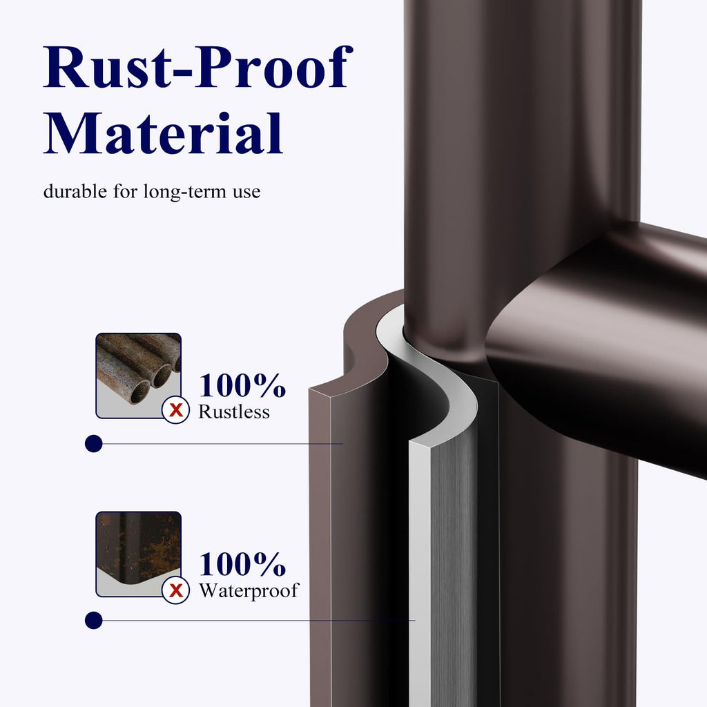 Kitsure Toilet Paper Holder Free Standing – Rustproof Metal Toilet Paper Stand for 4 Rolls with Anti-Slip Base and Shelf for Phone & Small Items, Bathroom Organizers and Storage, Medium, Black