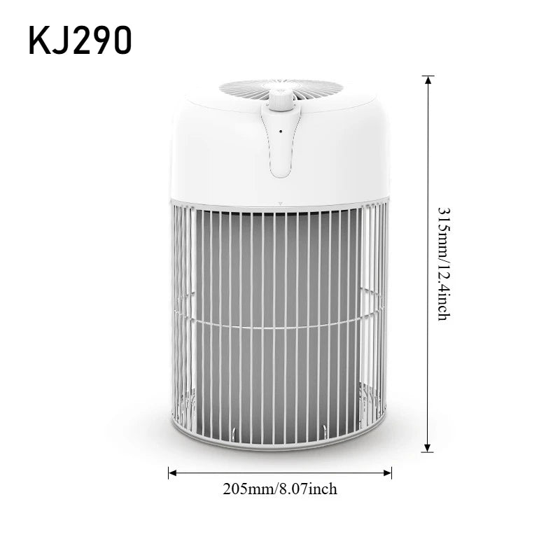 Pet Air Purifier, HEPA Filter for Cat Hair Dander Odor Dust, Quiet 360° Air Intake Large Room Air Cleaner Covers Up to 3000 Ft²