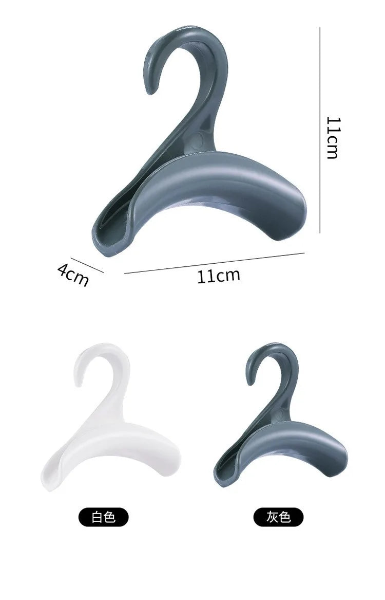 Arched Wardrobe Bag Hook Holder Tie & Silk Scarf Shelf Hanging Buckle Stable Load-bearing Bedroom Wardrobe Storage Bracket