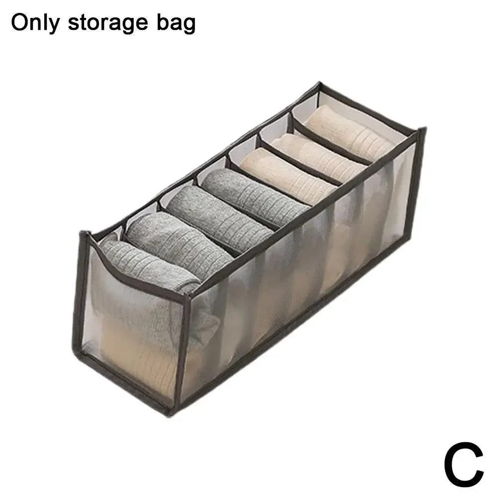 House Storage Box Nylon Mesh Baby Hive Drawers Organizer For Room Underwear Bra Socks Clothes Wardrobes Bedroom Cabinet X2y7