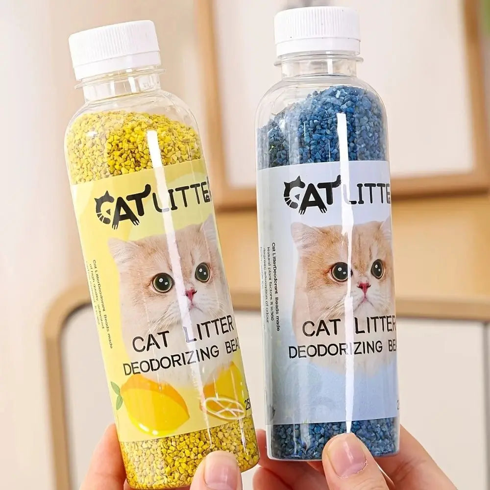 2025 Smell Comfortable Cat Litter Deodorizing Beads Aromatic Pure Natural Pet Odor Absorbs Deodorization Cat Odor Removal Beads