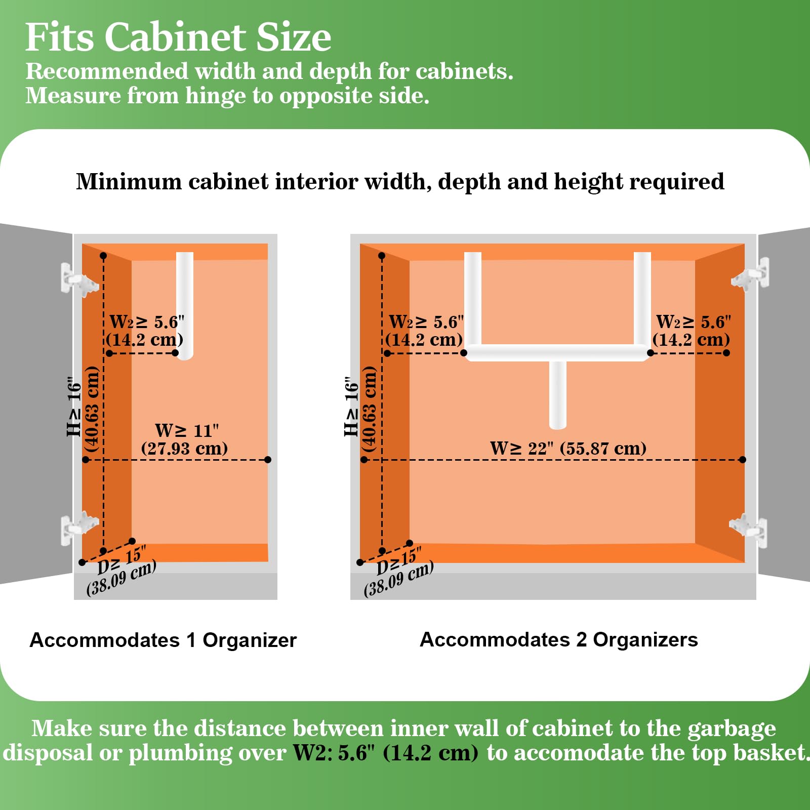 REALINN Under Sink Organizer, Pull Out Cabinet Organizer 2 Tier Slide Out Sink Shelf Cabinet Storage Shelves, Under Sink Storage for Kitchen Bathroom Cabinet, White, 1 Pack