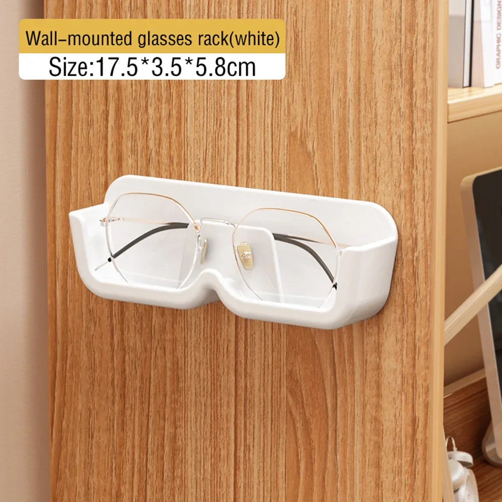 Wall-mounted Glasses Display Rack Storage Box Sunglasses Eyeglasses Storage Box Desktop Bathroom Bedroom Storage Rack