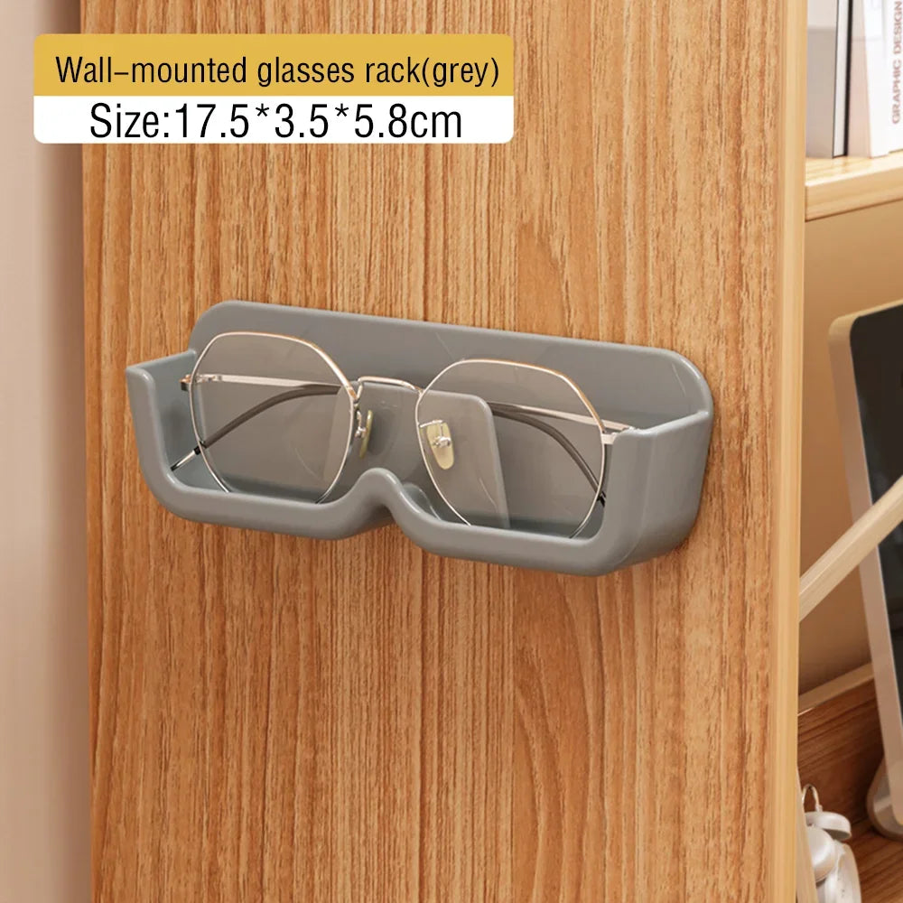 Wall-mounted Glasses Display Rack Storage Box Sunglasses Eyeglasses Storage Box Desktop Bathroom Bedroom Storage Rack