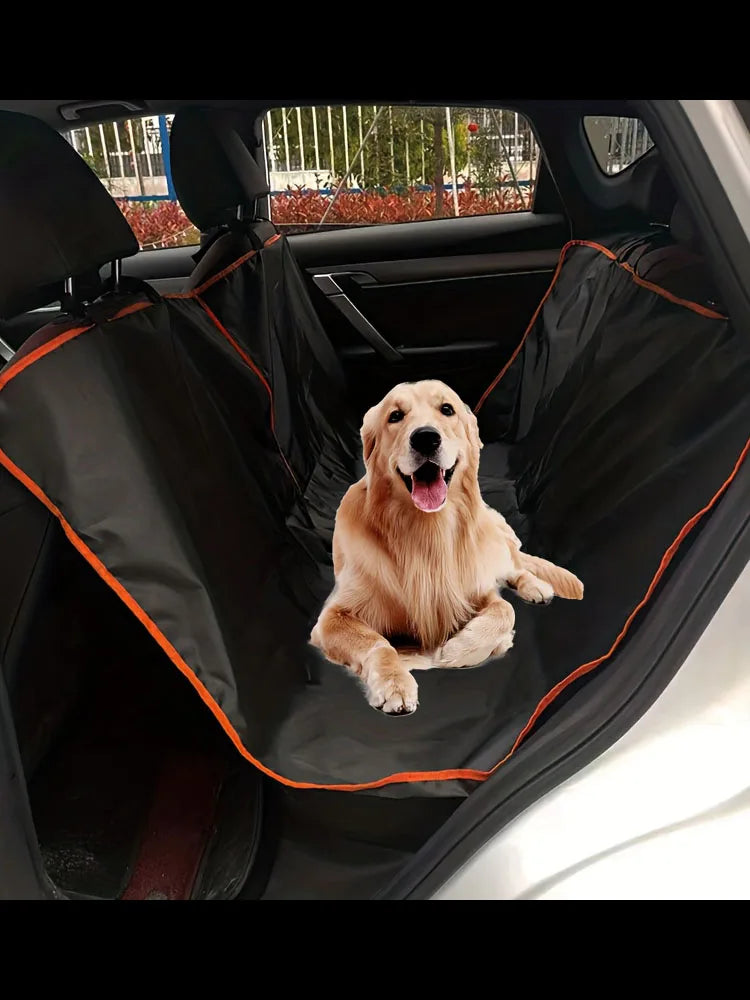 Dog Car Seat Cover for Back Seat,Oxford Cloth Durable Scratchproof Dog Hammock,Pet Seat Cover Protector for Cars,Trucks and SUV