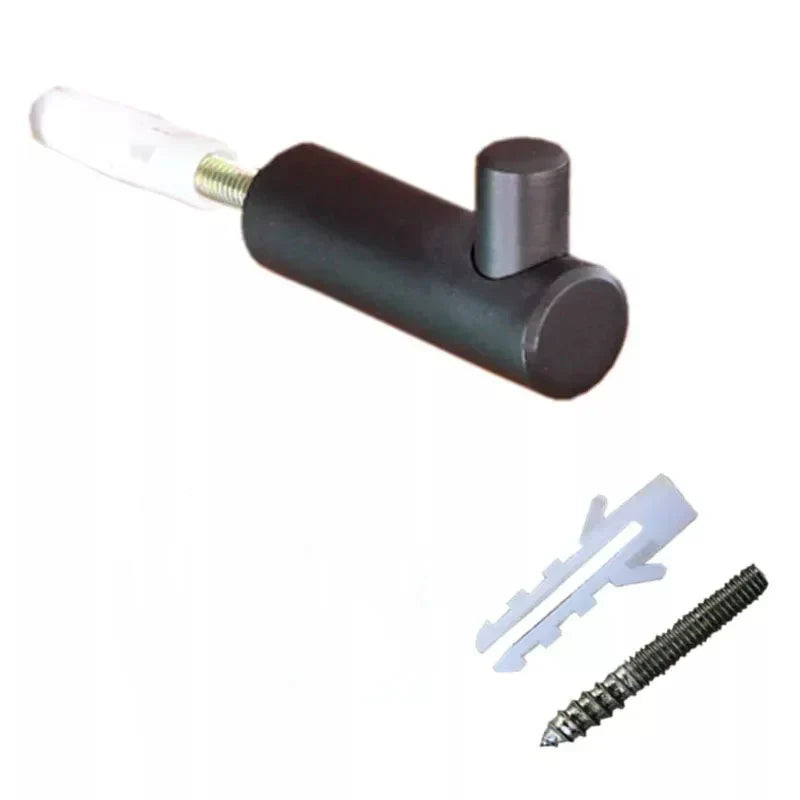 Brass Wall Hook – Gold and Black Towel Hanger for Bathroom, Kitchen, and Bedroom Storage