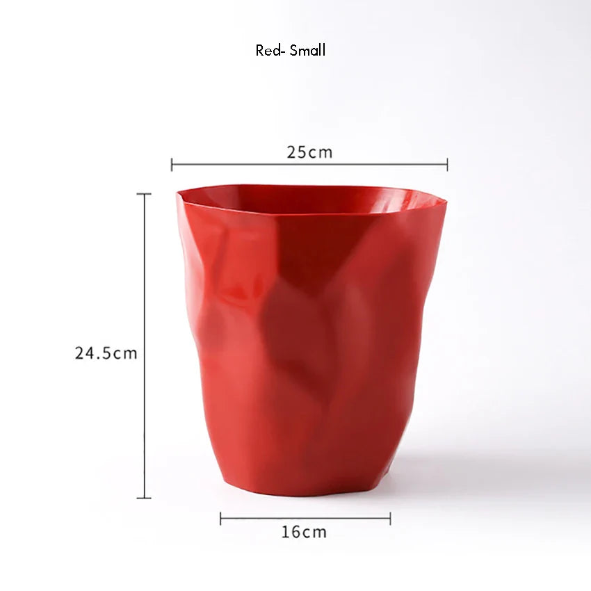 Stylish Bathroom Trash,Small/Large Plastic Garbage Can Wastebasket without Lid Garbage Baskets Container Bin For Home Or Office