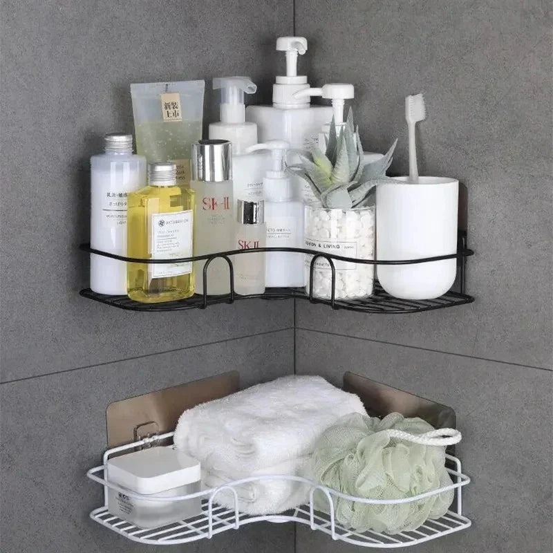 DecorBites™ Corner Bathroom Storage Shelves and Shower Organizer