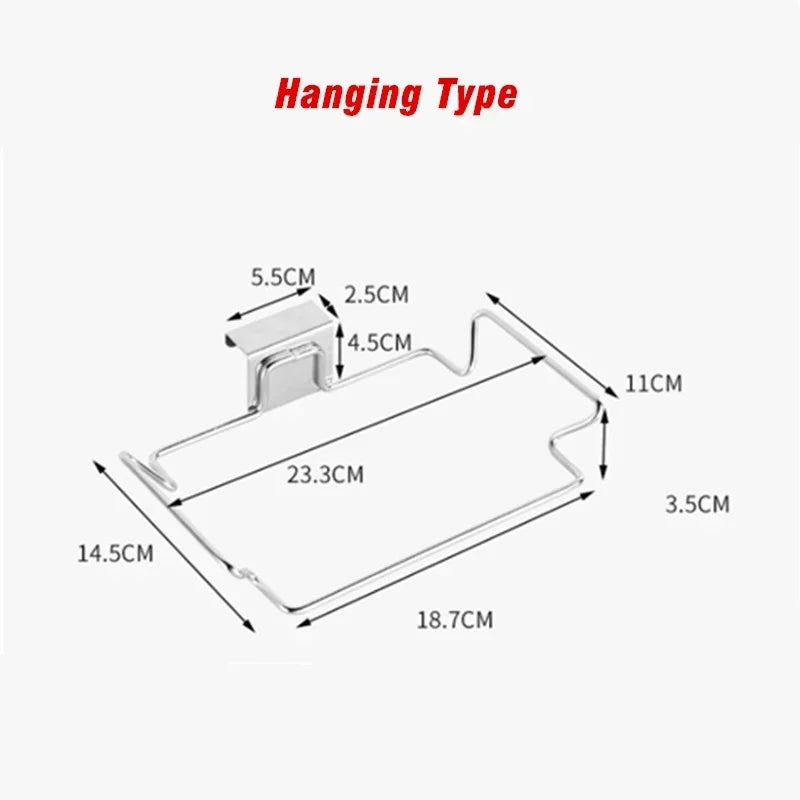 Garbage Bag Storage Kitchen Garbage Organizer Plastic Bag Holder Organizing Hanging Garbage Collection Storage Bag
