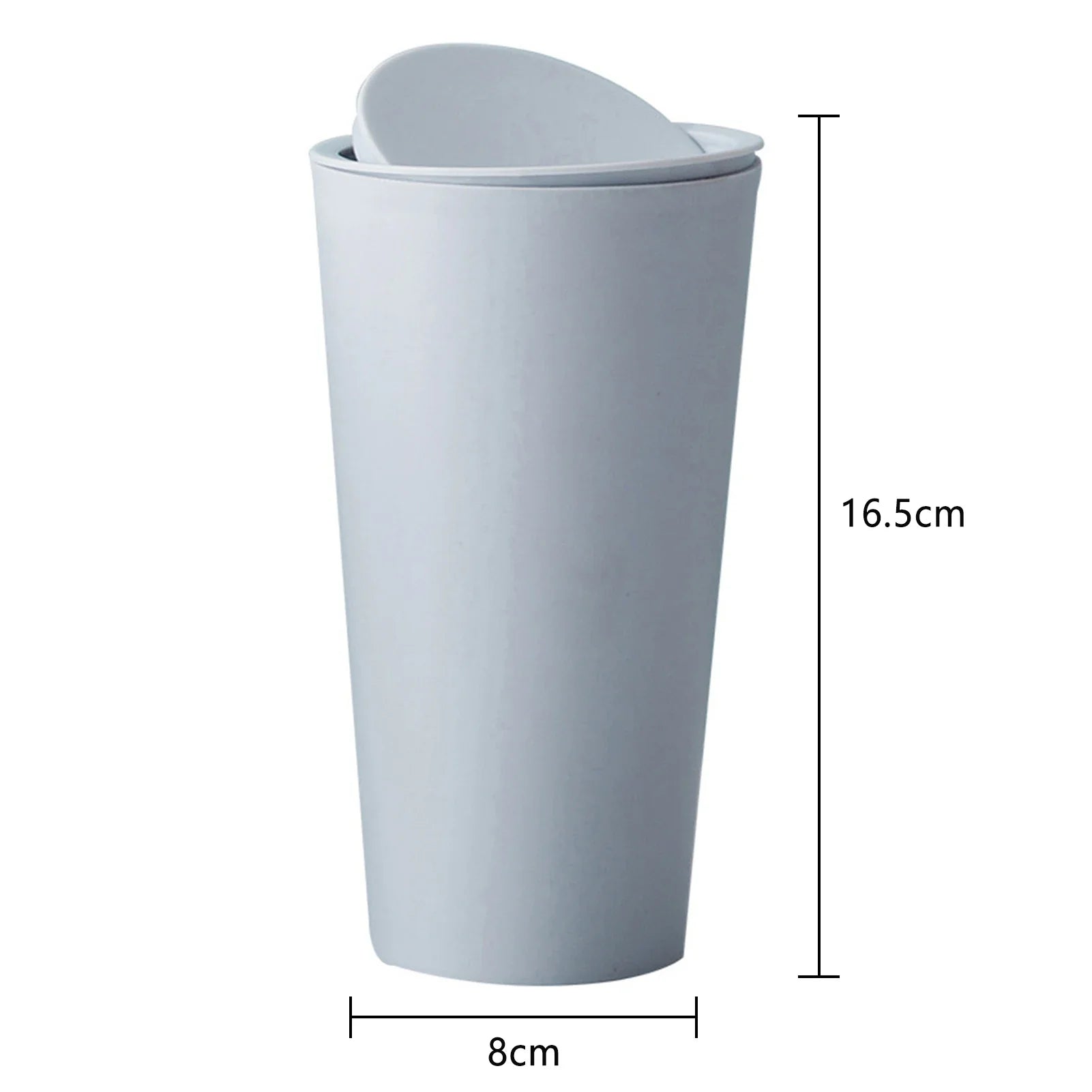 Mini Desktop Bin Small Trash Can with Cover Bedroom Trash Can Garbage Can Clean Workspace Storage Box Home Desk Trash Can