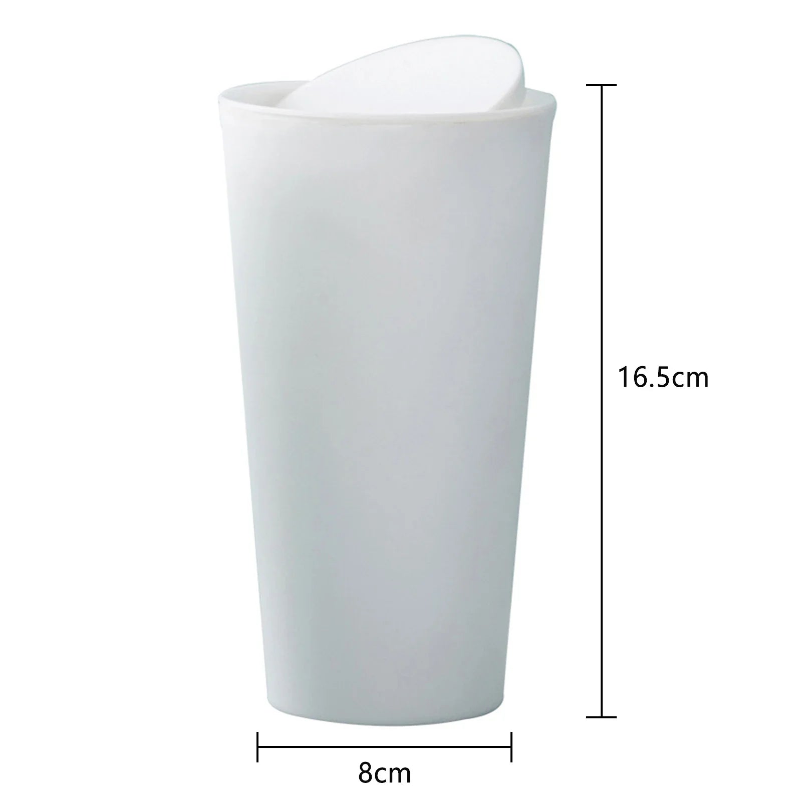 Mini Desktop Bin Small Trash Can with Cover Bedroom Trash Can Garbage Can Clean Workspace Storage Box Home Desk Trash Can