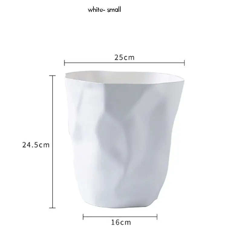 Stylish Bathroom Trash,Small/Large Plastic Garbage Can Wastebasket without Lid Garbage Baskets Container Bin For Home Or Office