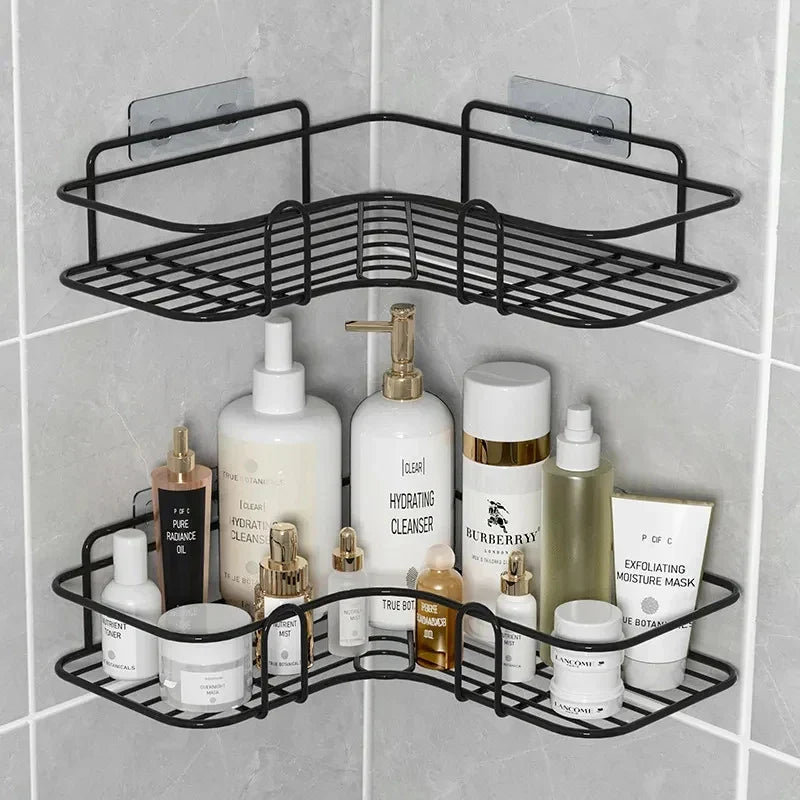 DecorBites™ Corner Bathroom Storage Shelves and Shower Organizer