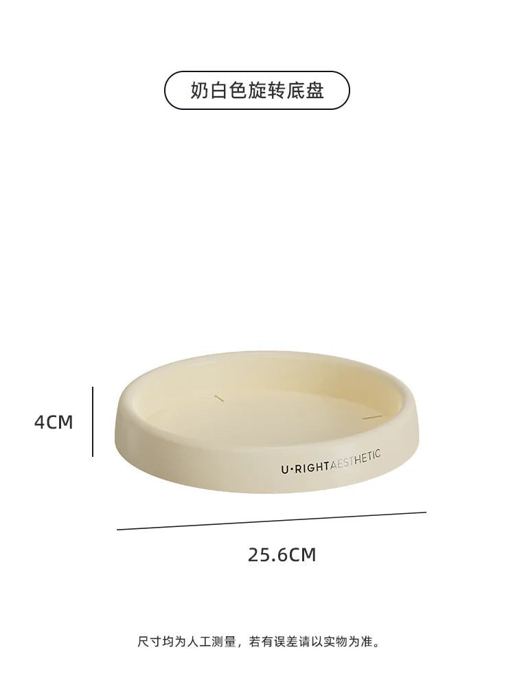 Rotating Cosmetic Organizer for Bedroom Desktop Lipstick Perfume Skincare Transparent Multi-layer Storage Rack