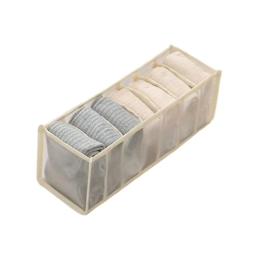 House Storage Box Nylon Mesh Baby Hive Drawers Organizer For Room Underwear Bra Socks Clothes Wardrobes Bedroom Cabinet X2y7