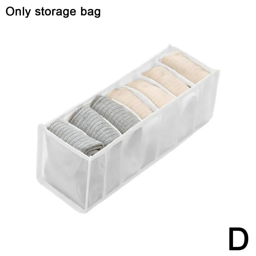 House Storage Box Nylon Mesh Baby Hive Drawers Organizer For Room Underwear Bra Socks Clothes Wardrobes Bedroom Cabinet X2y7