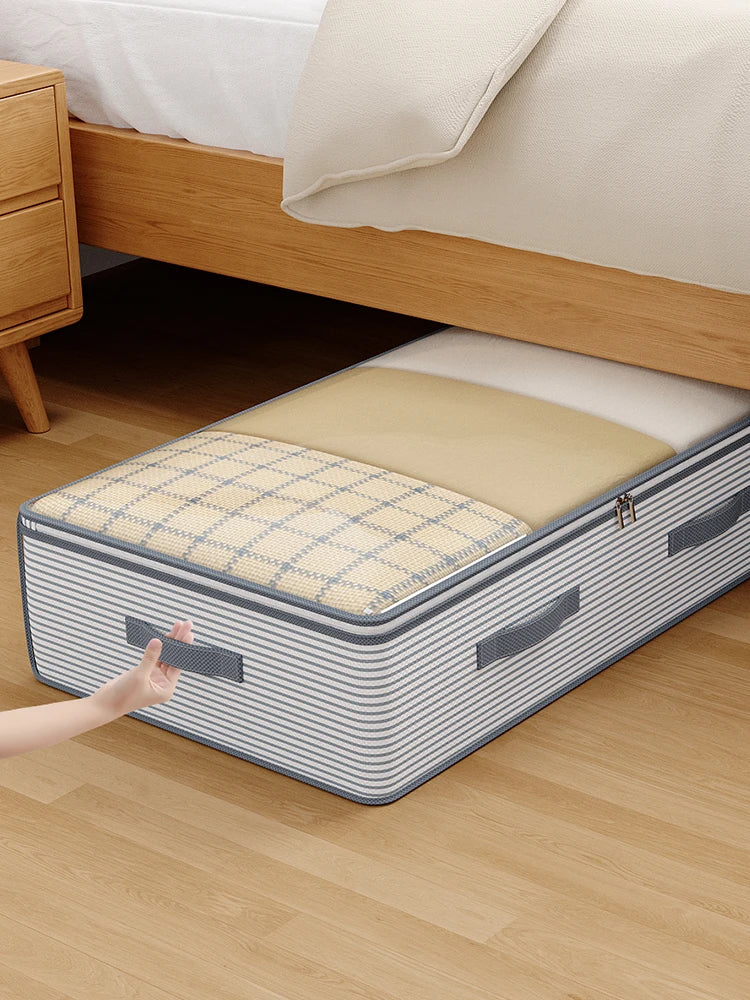 Large Bed Bottom Storage Box Foldable Clothing Quilt Storage Bag Household Dust and Moisture Bedroom Toy Sundries Organizing Bag