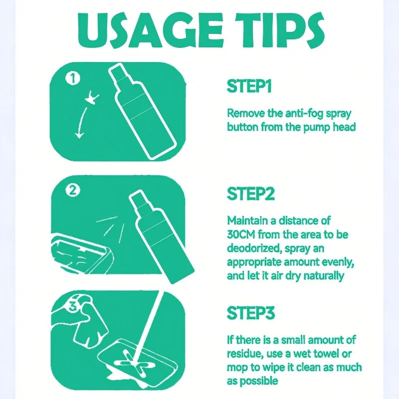 Pet Urine Odor Remover Spray - Heavy-Duty Urine Eliminator, Safe for Carpets, Floors & Furniture, Suitable for Dogs & Cats